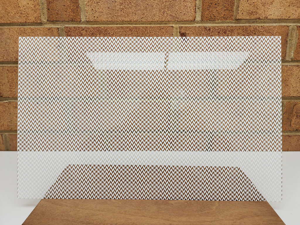 PatternPly® Scattered Herringbone WHITE product photo 3