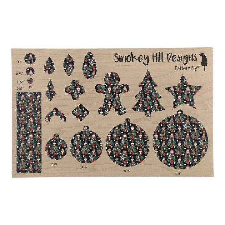 PatternPly® Transparent Holiday Guard Navy Blue