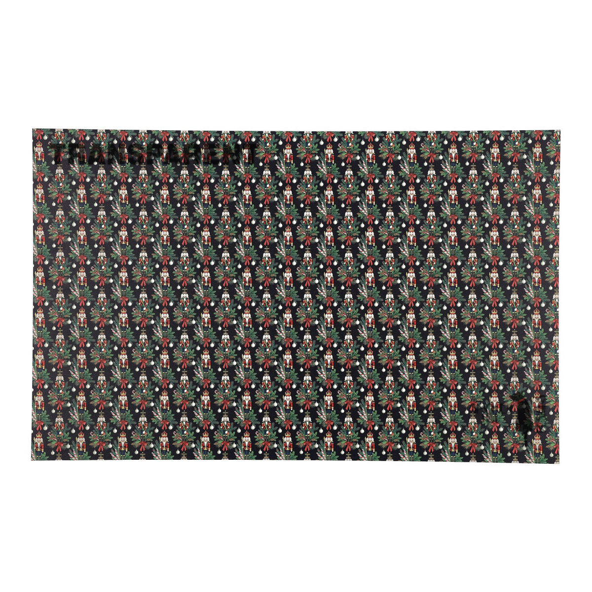 PatternPly® Transparent Holiday Guard Navy Blue sheet showing the pattern