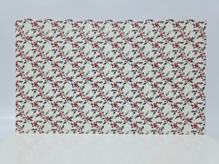 PatternPly® Full Coverage Holly and Berries