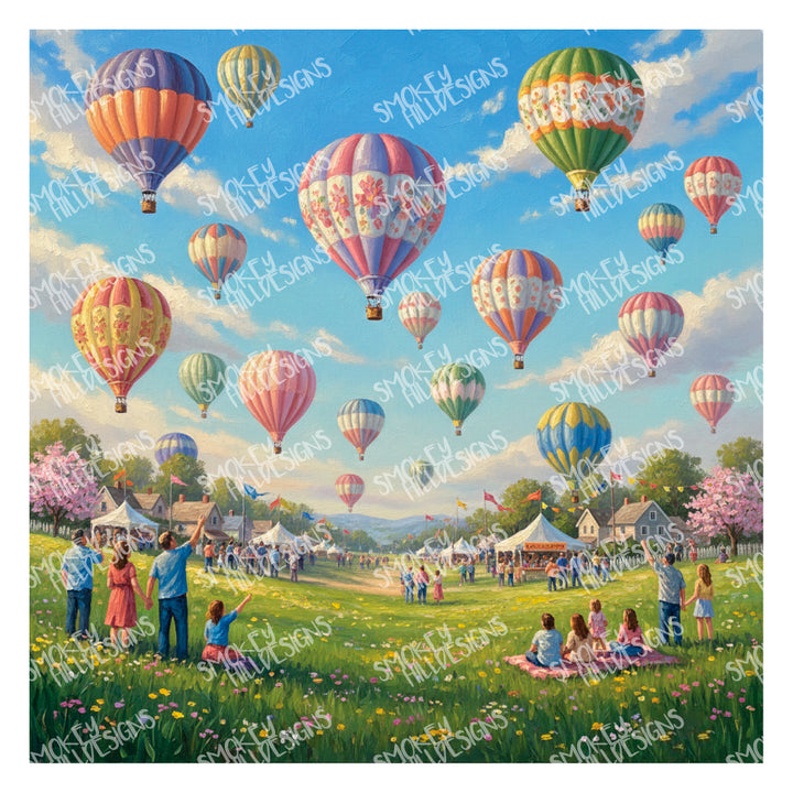 PatternPly® Transparent Hot Air Balloon Festival