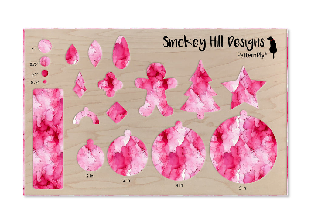 PatternPly® Transparent Hot Pink Watercolor product photo 3
