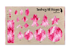 PatternPly® Transparent Hot Pink Watercolor product photo 3