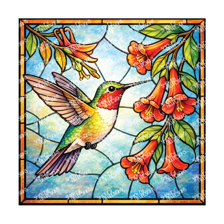 PatternPly® Transparent Birds Series Volume 1 Hummingbirds 1