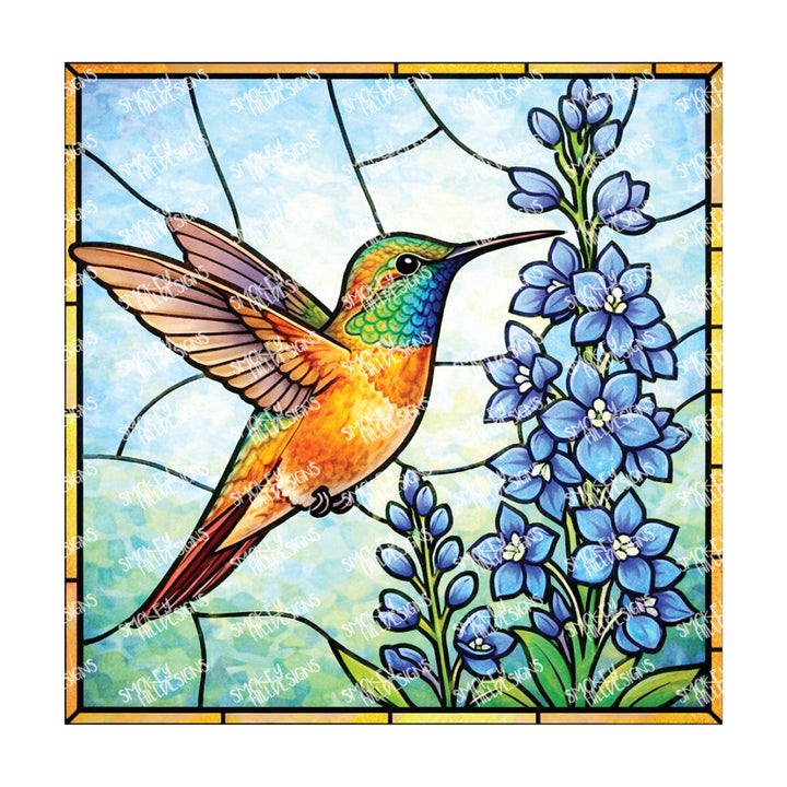 PatternPly® Transparent Birds Series Volume 1 Hummingbirds 5