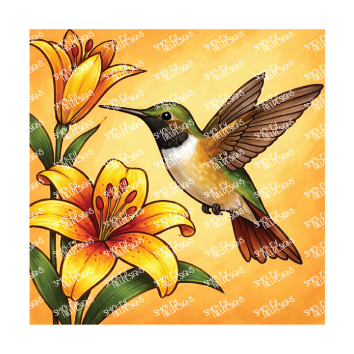 PatternPly® Full Coverage Birds Series Volume 1 Hummingbirds 9