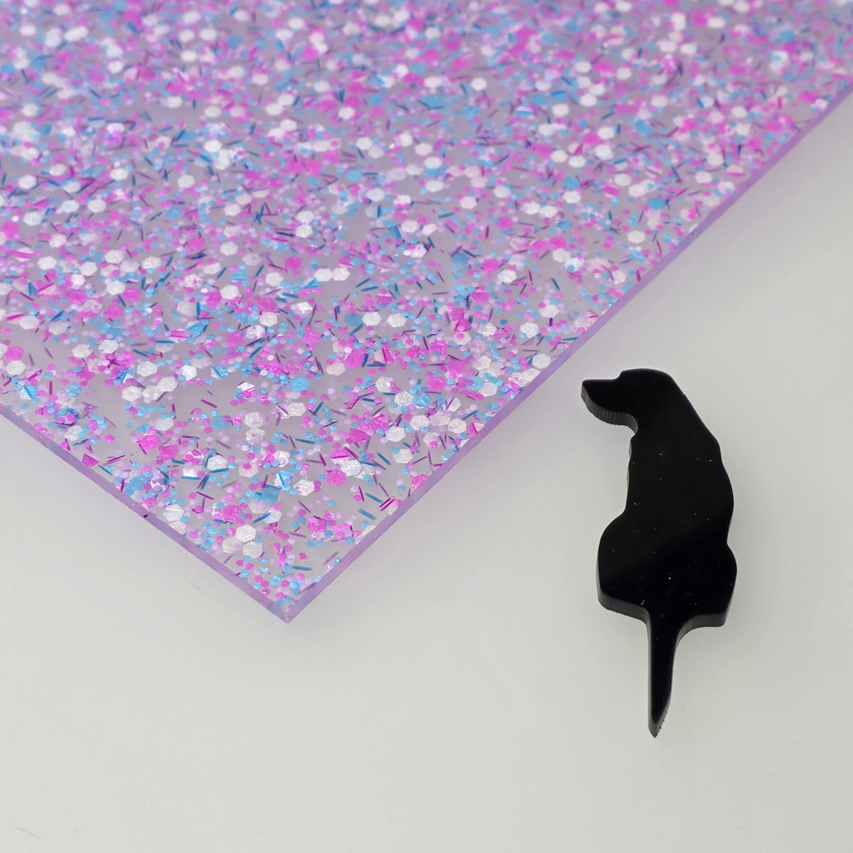 Easter Parade Cosmic Confetti acrylic sheet
