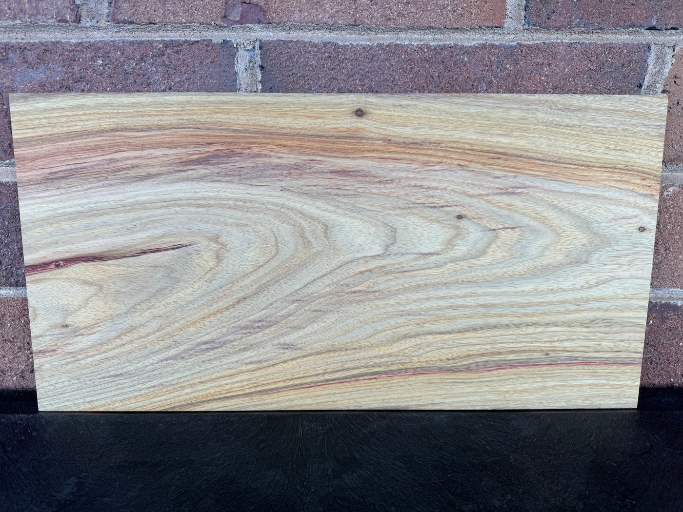 Canarywood TimberThins® 4.5 mm thick.  Sanded