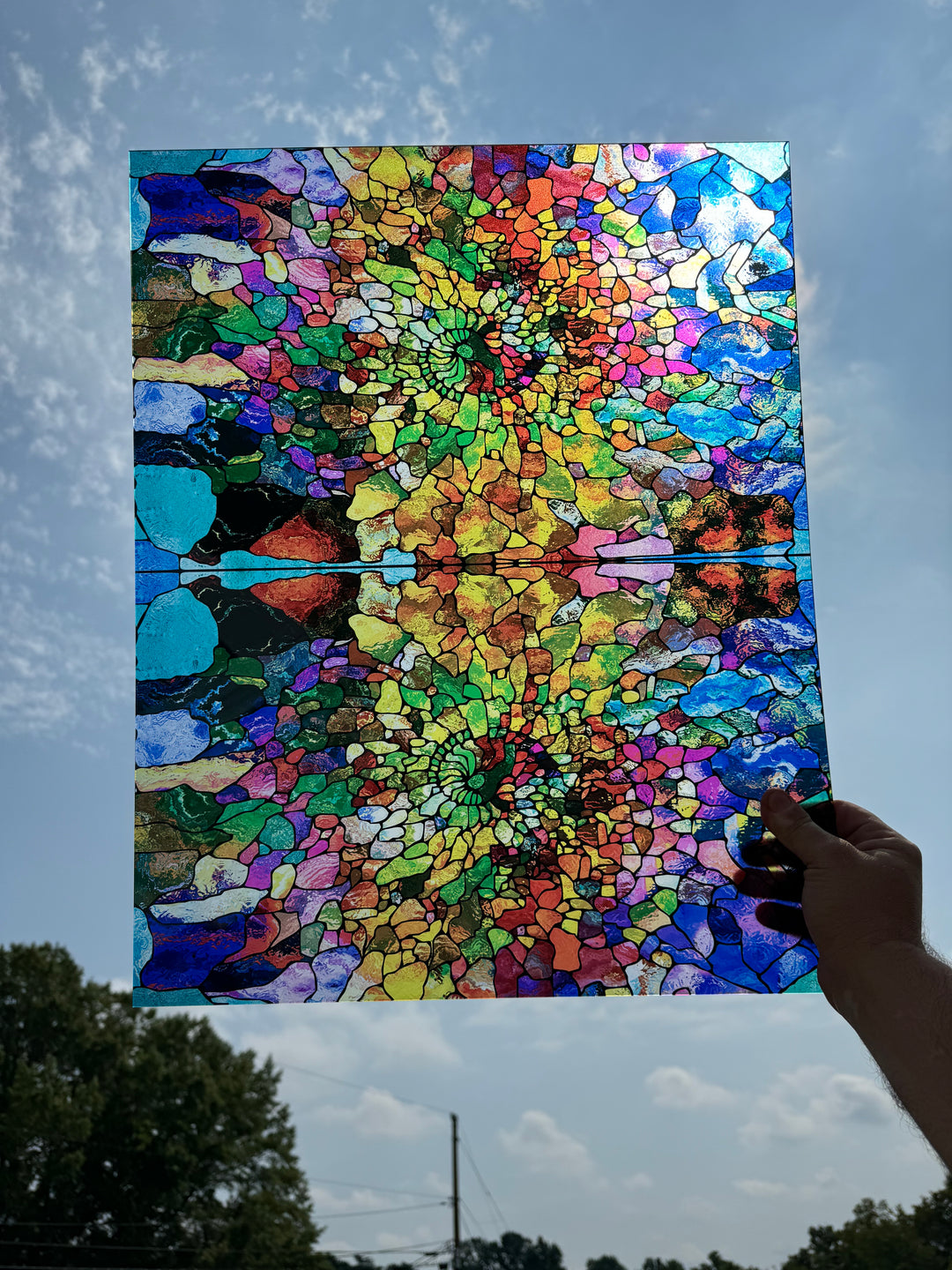 Transparent Stained Pattern PatternPly® 19x24