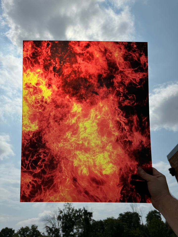 PatternPly® 19x24" Transparent Fire XL Scale