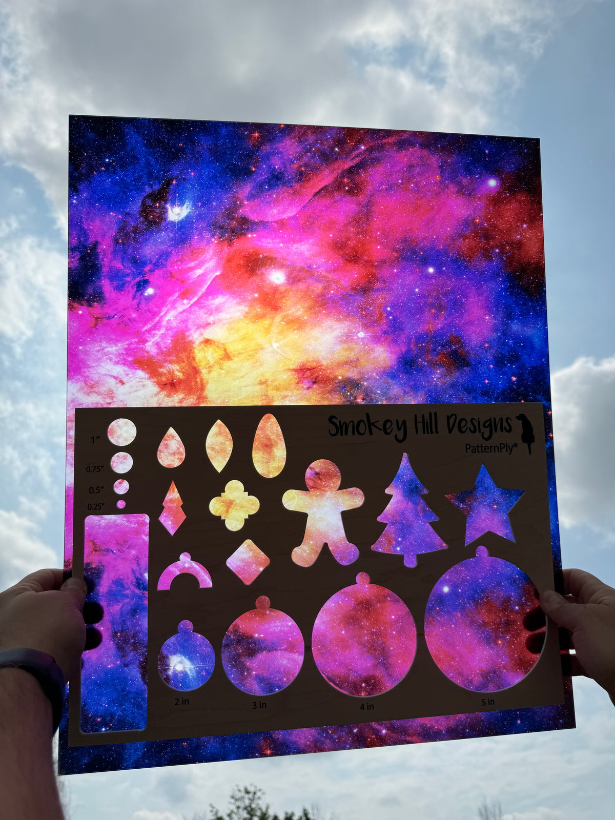 PatternPly® 19x24" Transparent Galaxy Original Scale product photo 2