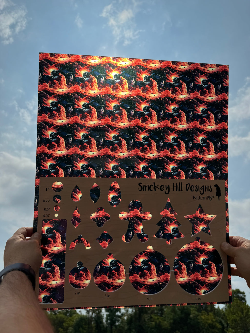 PatternPly® 19x24" Transparent Apocalypse Original Scale product photo 2