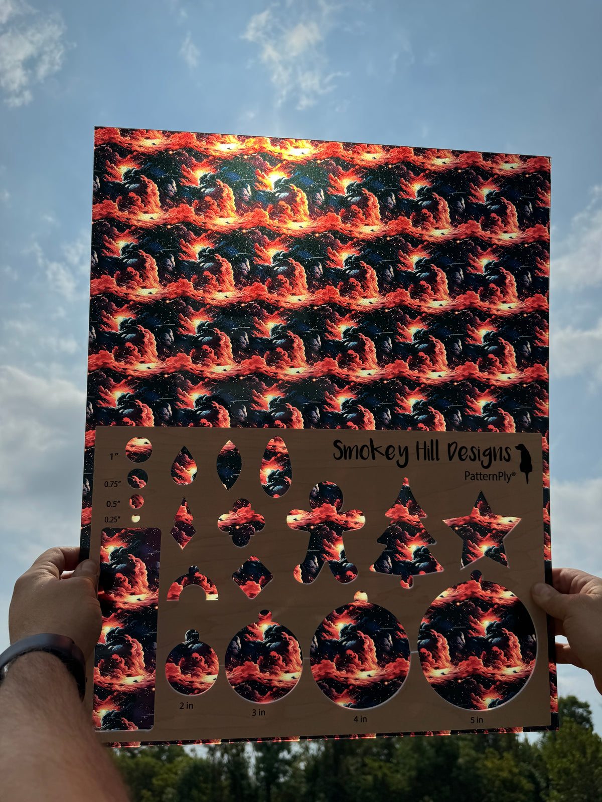 PatternPly® 19x24" Transparent Apocalypse Original Scale product photo 2