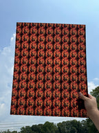 PatternPly® 19x24" Transparent Burnt Fall Original Scale sheet showing the pattern