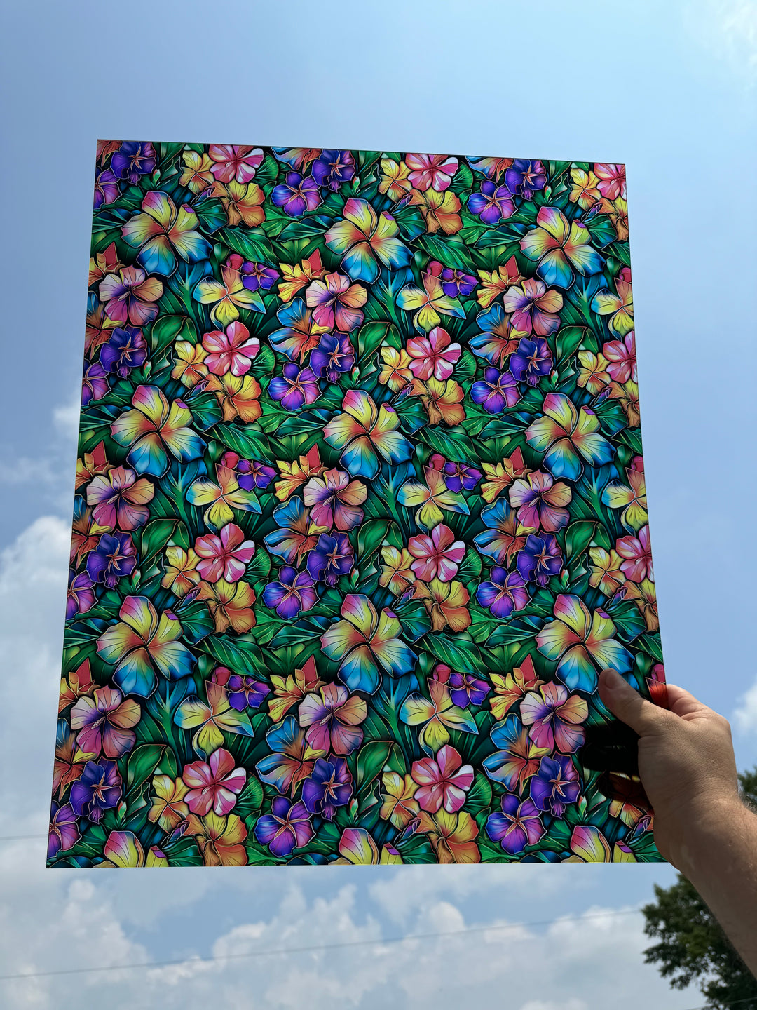 Transparent Stained Pattern PatternPly® 19x24