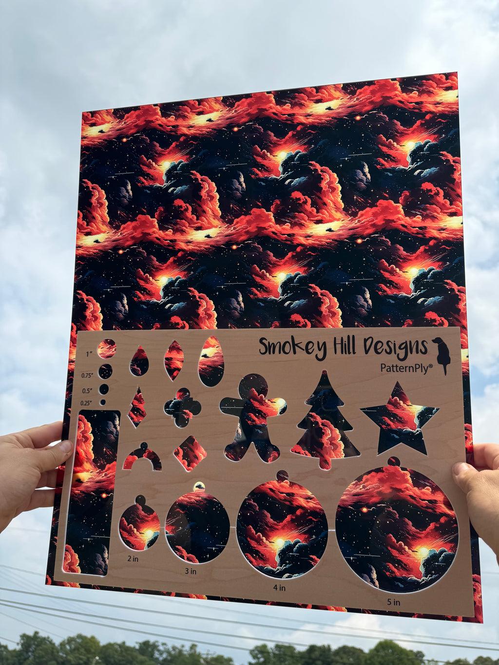 PatternPly® 19x24" Transparent Apocalypse XL Scale product photo 2