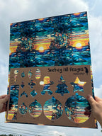 PatternPly® 19x24" Transparent Beachy Sunrise XL Scale product photo 2