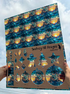PatternPly® 19x24" Transparent Beachy Sunrise Original Scale product photo 2