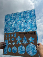 PatternPly® 19x24" Transparent Icy Stained Glass XL Scale product photo 2