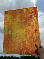 PatternPly® 19x24" Transparent Fall Colors XL Scale sheet showing the pattern