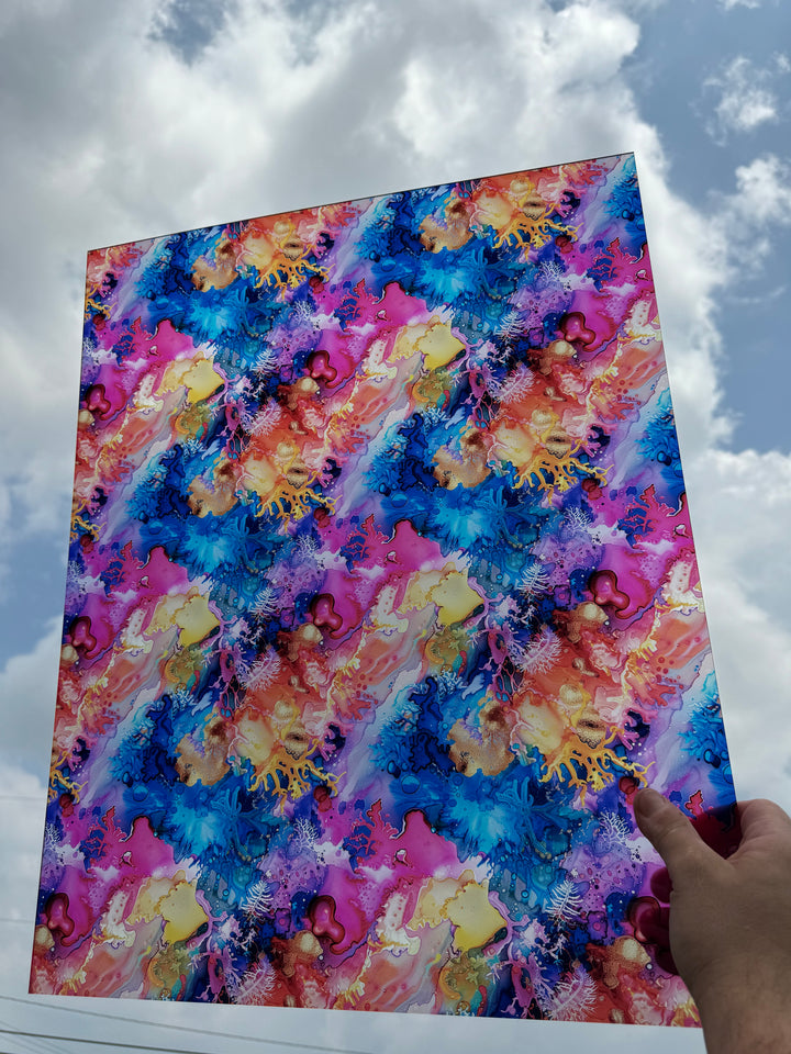 PatternPly® 19x24" Transparent Tropical Ink XL Scale