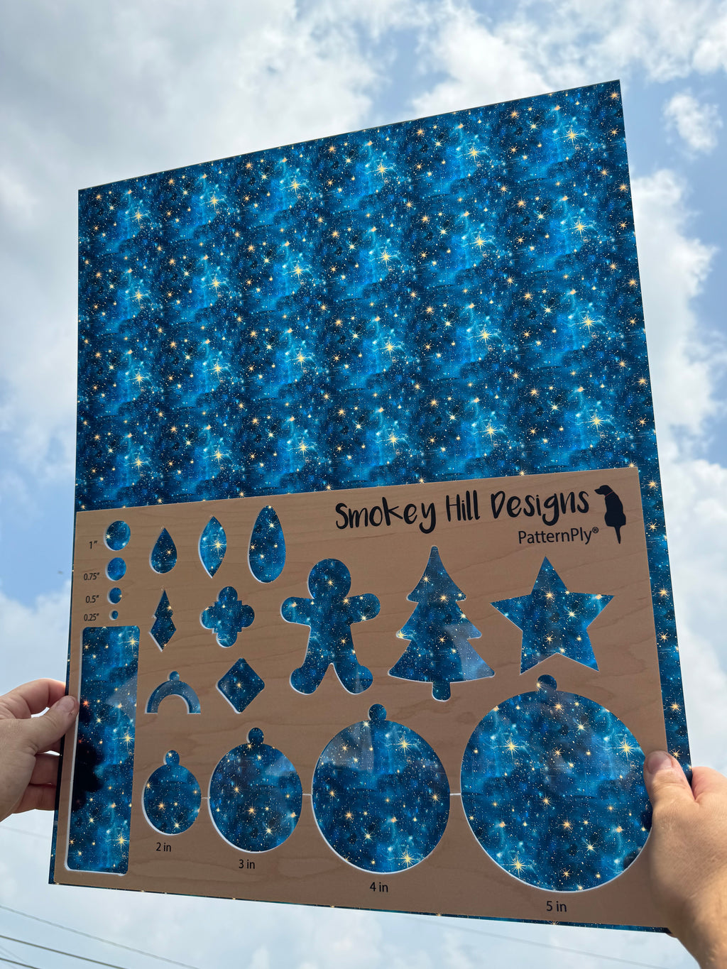 PatternPly® 19x24" Transparent Vintage Starry Sky XL Scale product photo 2