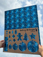 PatternPly® 19x24" Transparent Vintage Starry Sky XL Scale product photo 2