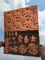 PatternPly® 19x24" Transparent Orange Halloween XL Scale product photo 2
