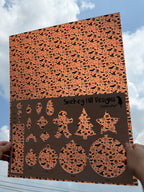 PatternPly® 19x24" Transparent Orange Halloween Original Scale product photo 2