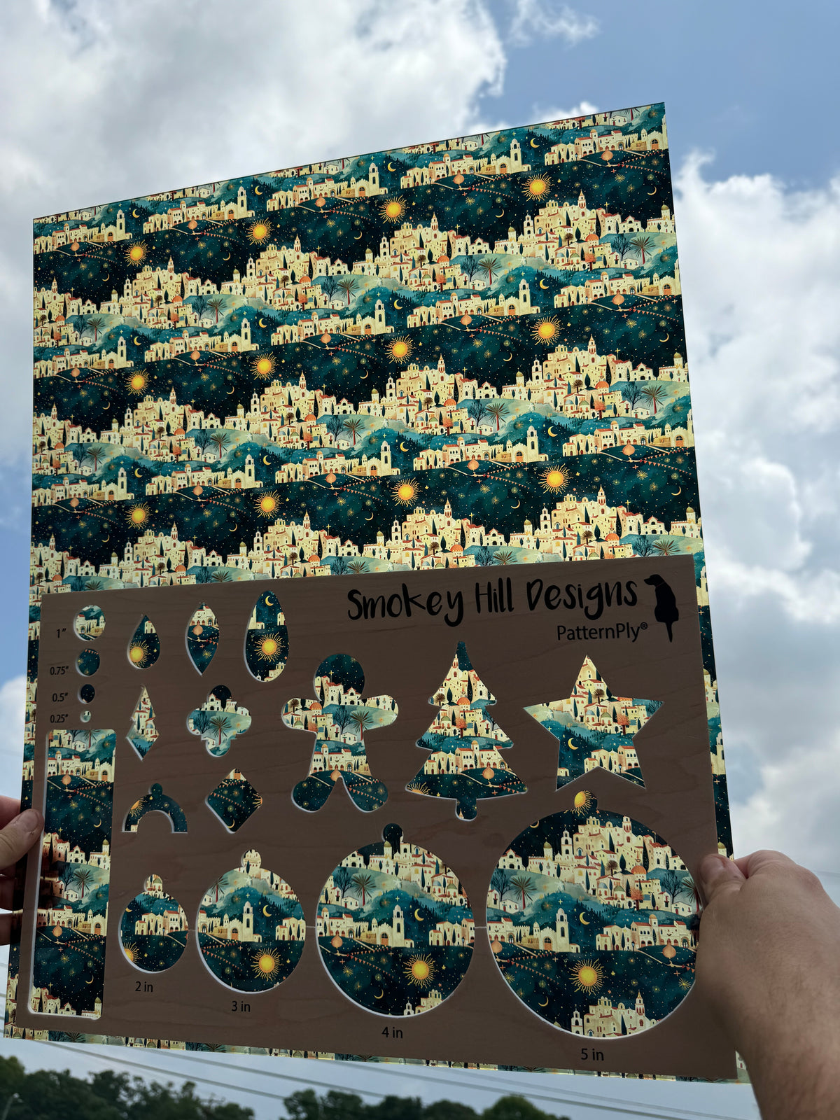 PatternPly® 19x24" Transparent Town of Bethlehem Original Scale product photo 2