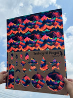 PatternPly® 19x24" Transparent Bold Mountains XL Scale product photo 2