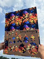 PatternPly® 19x24" Transparent Abstract Stained Glass Spooky Tree Sky XL Scale product photo 2