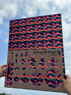 PatternPly® 19x24" Transparent Bold Mountains Original Scale product photo 2