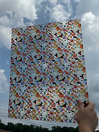 PatternPly® 19x24" Transparent Groovy Halloween XL Scale sheet showing the pattern