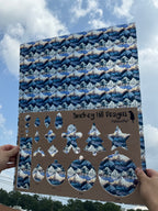 PatternPly® 19x24" Transparent Rocky Mountains Original Scale product photo 2