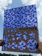 PatternPly® 19x24" Transparent Purple Halloween XL Scale product photo 2