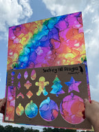PatternPly® 19x24" Transparent Rainbow Ink XL Scale product photo 2