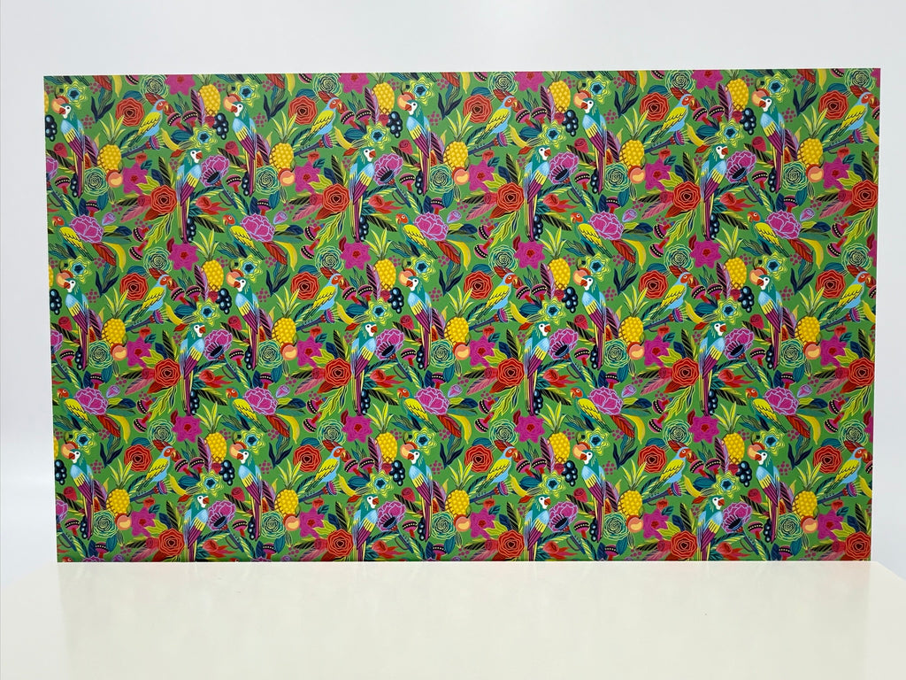 PatternPly® Full Coverage Birds in Paradise on Green LARGE product photo 2