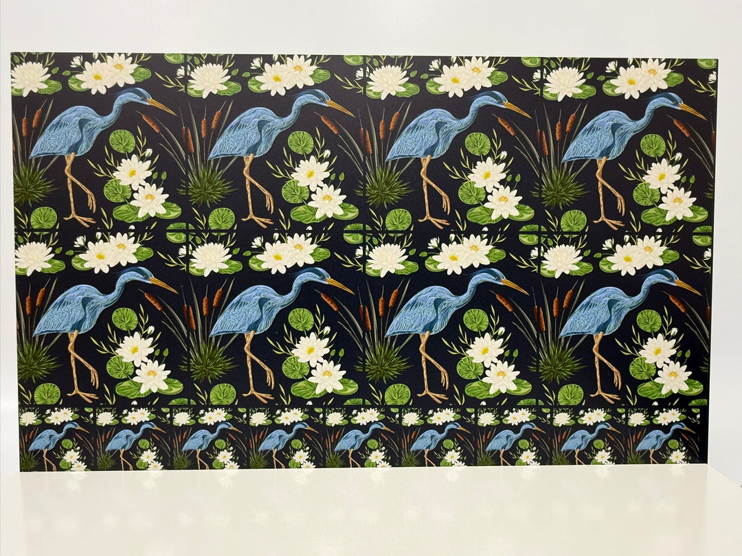 PatternPly® Full Coverage Blue Herons LARGE