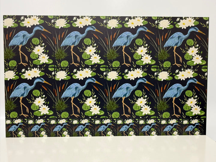 PatternPly® Full Coverage Blue Herons LARGE