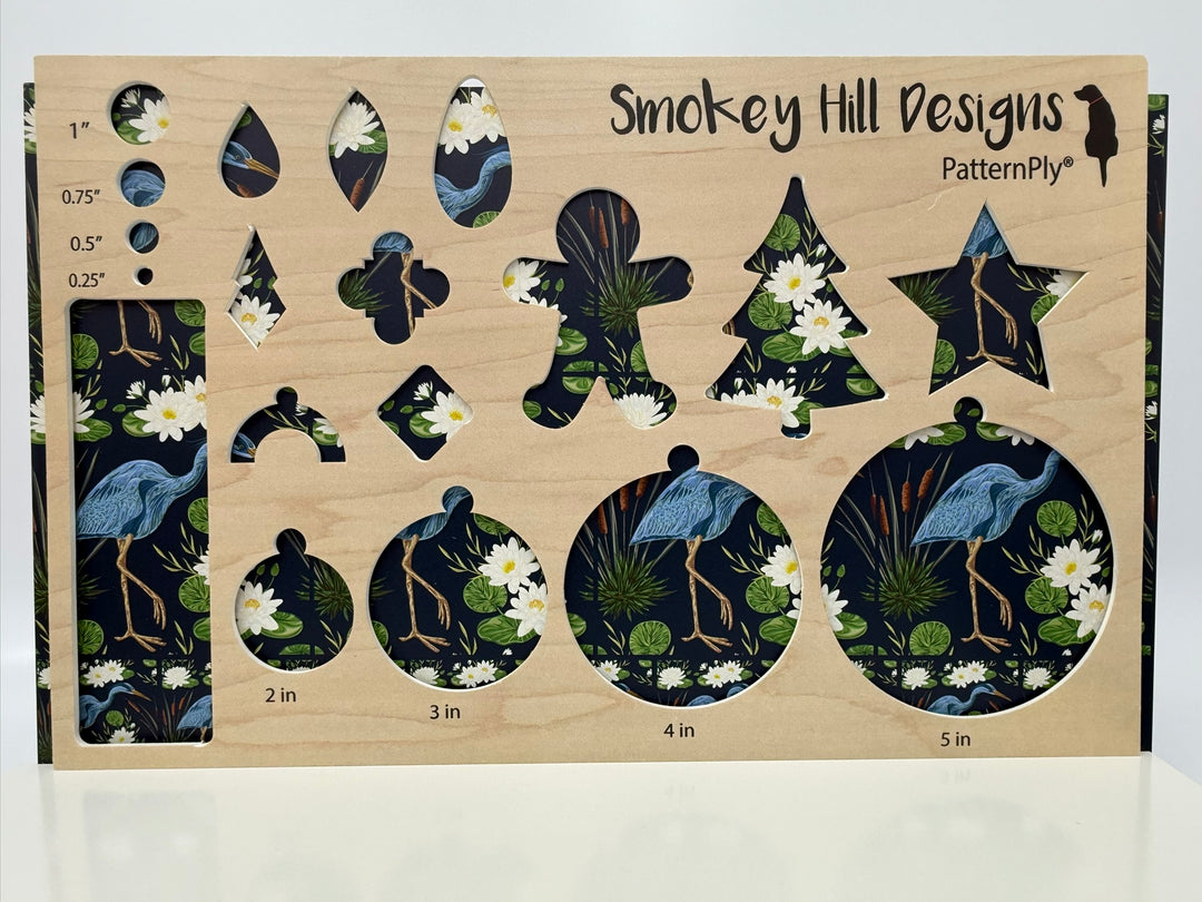 PatternPly® Full Coverage Blue Herons LARGE