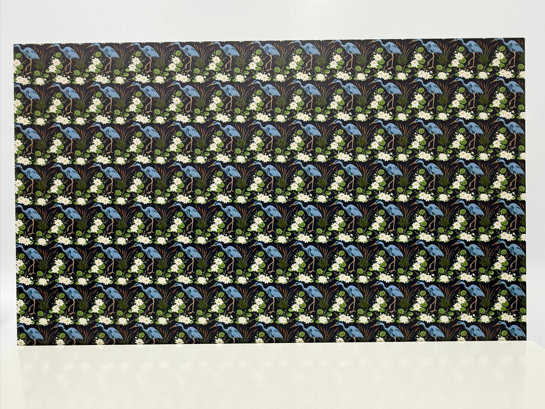 PatternPly® Full Coverage Blue Herons MINI