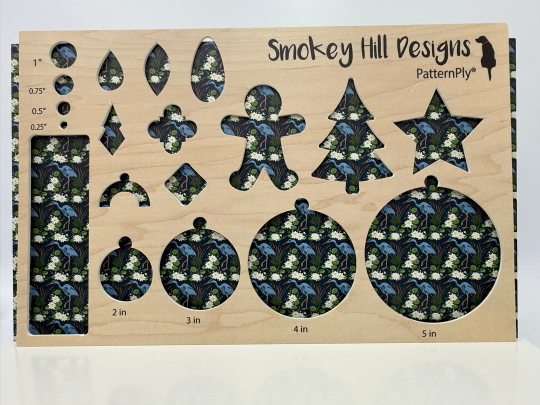 PatternPly® Full Coverage Blue Herons MINI