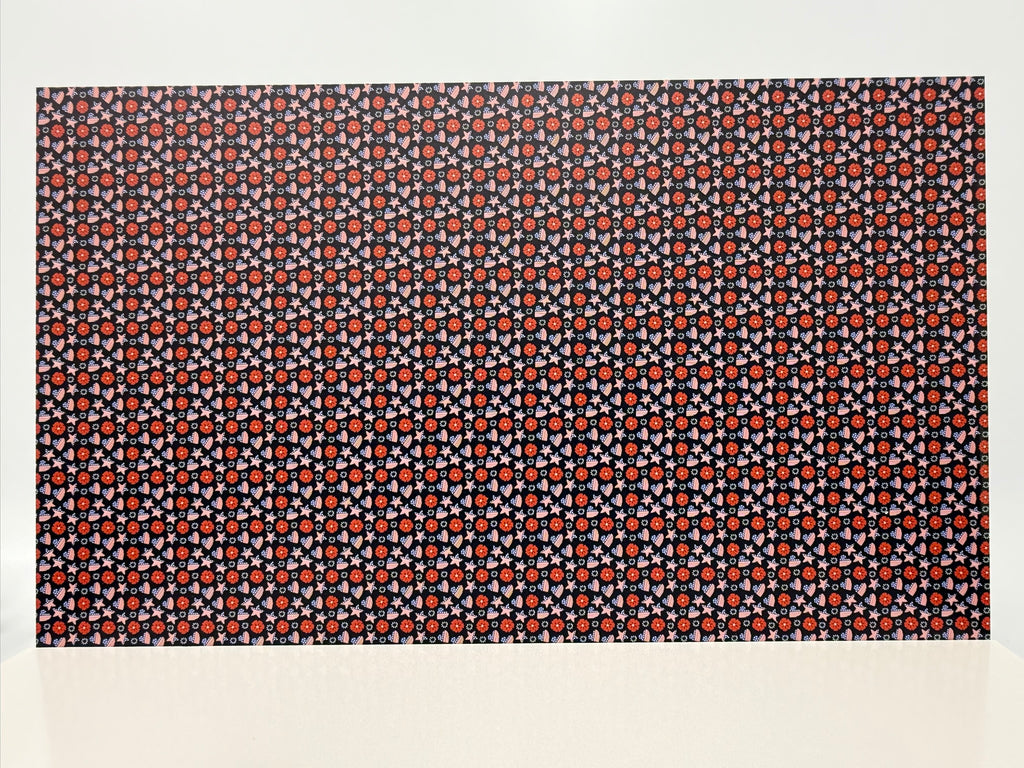 PatternPly® Full Coverage Patriotic Hearts and Stars MICRO product photo 2