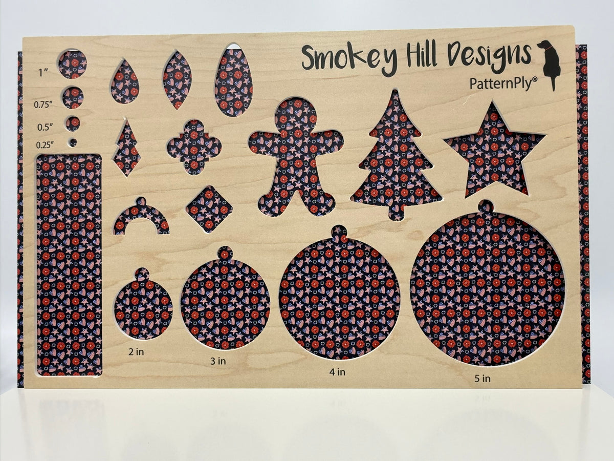 PatternPly® Full Coverage Patriotic Hearts and Stars MICRO product photo 3