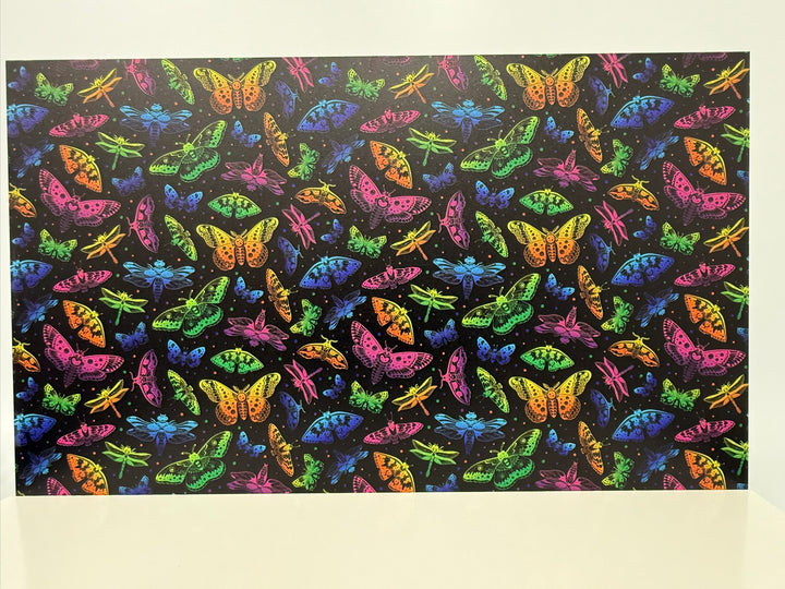 PatternPly® Full Coverage Neon Butterflies