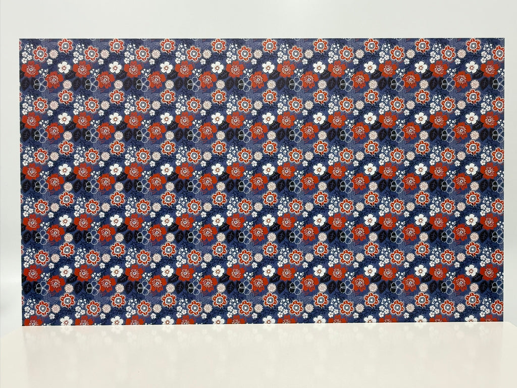 PatternPly® Full Coverage Patriotic Floral Denim Jacket product photo 2
