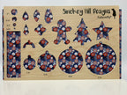 PatternPly® Full Coverage Patriotic Floral Denim Jacket product photo 3