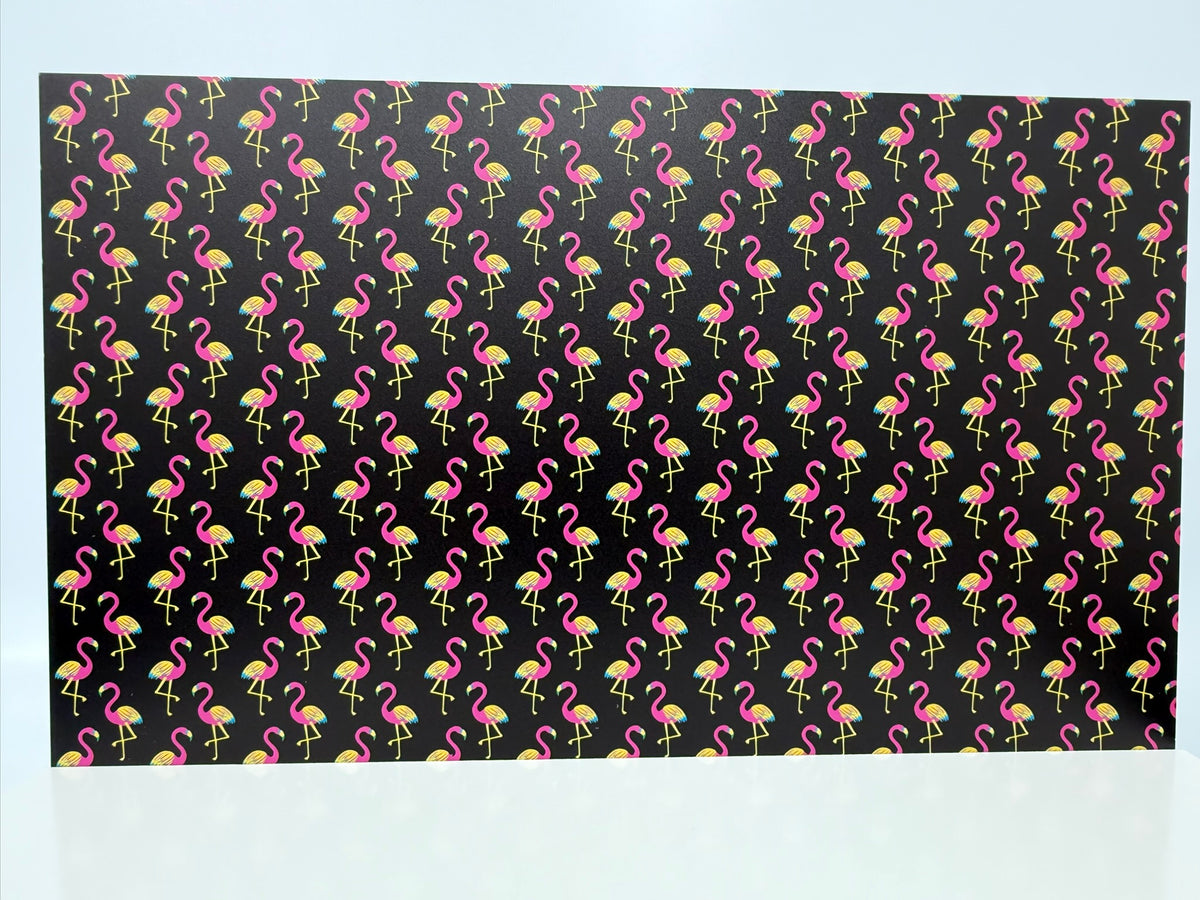 PatternPly® Full Coverage Neon Flamingos LARGE product photo 2