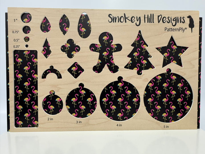 PatternPly® Full Coverage Neon Flamingos LARGE